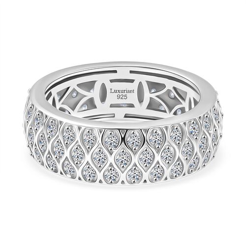 LUXURIANT DIAMOND - Lab Grown Diamant SI-GH SGL zertifiziert Ring 925 Silber rhodiniert (Größe 16.00) ca. 1,00 ct image number 0