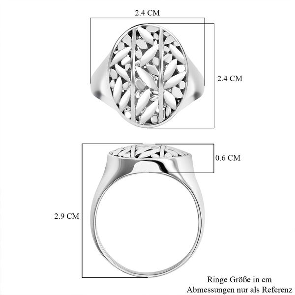 925 Silber Ring (Größe 19.00) ca. 8,48g image number 5
