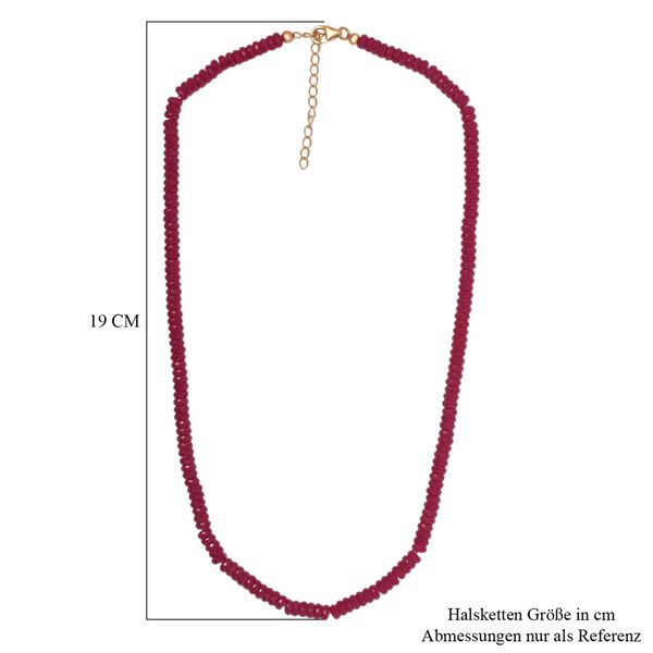 AAA afrikanische Rubin-Halskette, 45 cm - 141 ct. image number 5