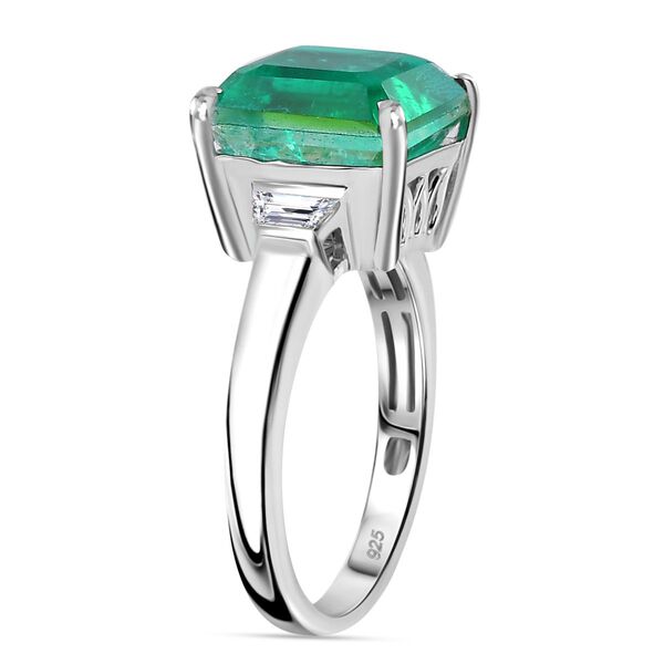 Smaragd Triplett Quarz und Topas Ring - 5,79 ct. image number 5