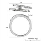 Diamant Ring 925 Silber platiniert  ca. 0,20 ct image number 6