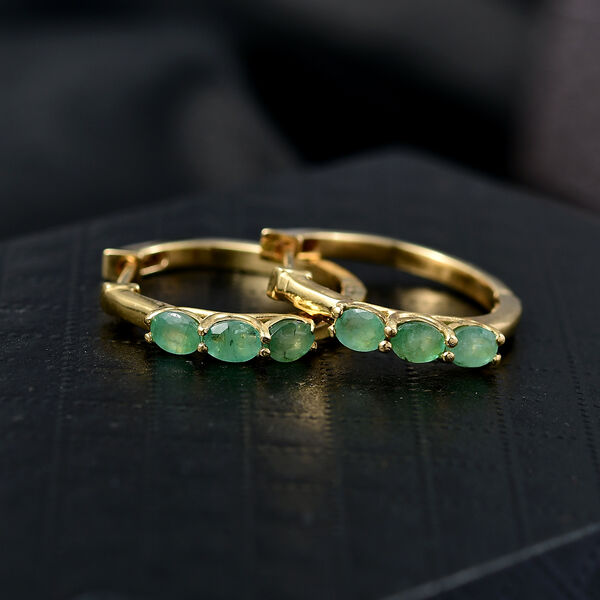 D'Joy AA Smaragd Ohrringe - 0,98 ct. image number 2