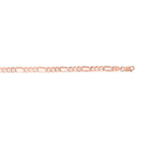 Italienisches 925 Silber rosévergoldet Kette, ca. 50 cm ca. 19,10g