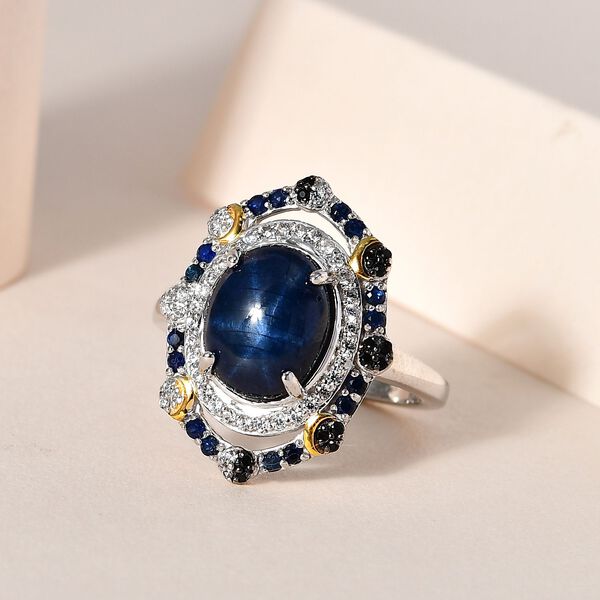 GP Celestial Dream Kollektion- Blauer Sternsaphir und Multi-Edelstein-Ring - 6,74 ct. image number 2