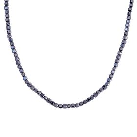Terahertz Halskette ca. 50 cm 925 Silber rhodiniert ca. 75.00 ct