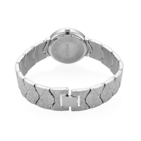 STRADA - Japanisches Uhrwerk, Grün Zifferblatt mit goldplattiertem Alloy Armband, 20 cm image number 6