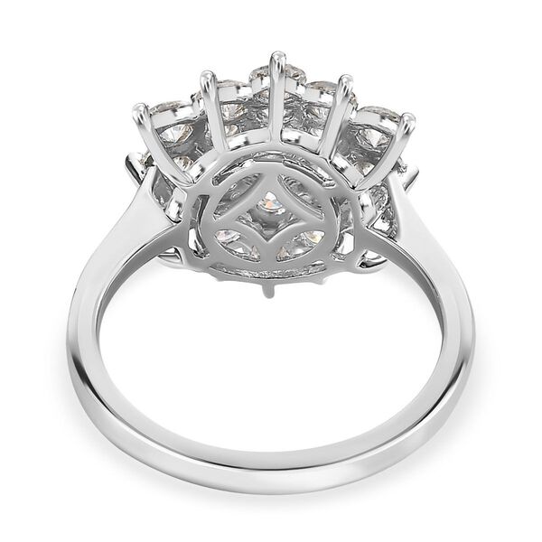 Funkelnde Königin- Moissanit Ring- 2,09 ct. image number 5