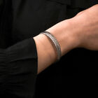 Fischgrätean-Armband 19cm in rhodiniertem 925 Silber image number 2
