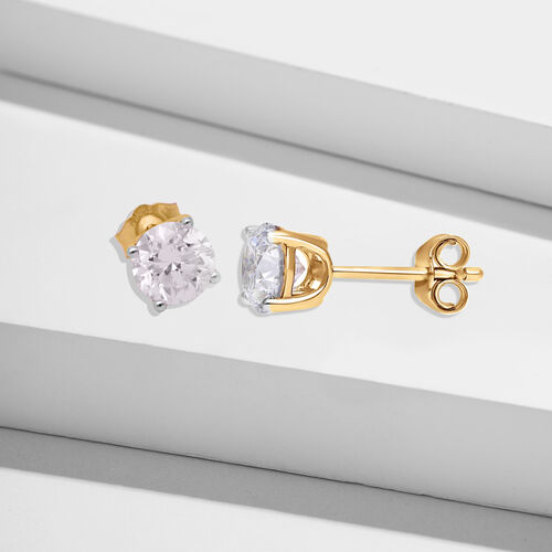 LUXURIANT DIAMOND- IGI zertifizierte SI GH Labor-Diamant-Ohrringe - 2 ct. image number 7