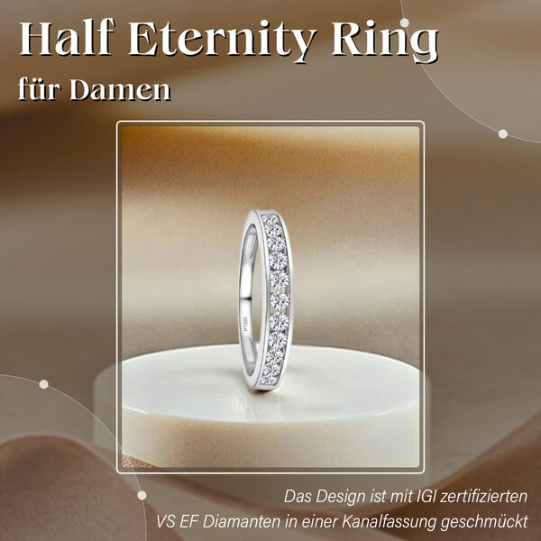 RHAPSODY IGI zertifizierter VS EF Diamant-Ring in 950 Platin - 1 ct. image number 2