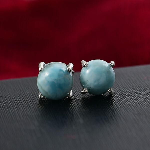Larimar Ohrringe - 3,63 ct. image number 1
