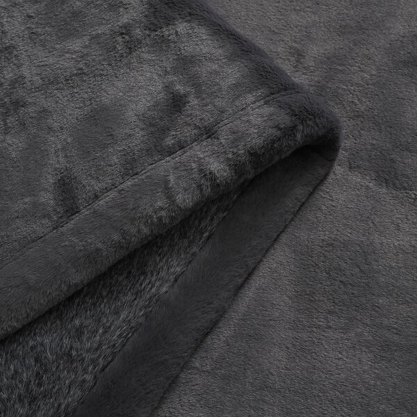 Kuschelige Decke, 2,0 x 2,3 m, dunkelgrau image number 5