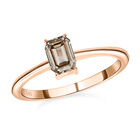 Natürlicher Champagner Diamant-Ring, I1 SGL zertifiziert, 585 Roségold  ca. 0,50 ct image number 3