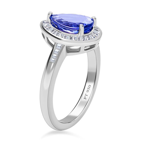 RHAPSODY AAAA Tansanit und VS EF Diamant-Ring in 950 Platin - 2,54 ct. image number 5