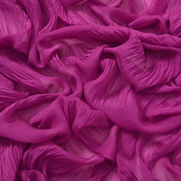 LA MAREY – 100% Maulbeer-Seidenschal Chiffon, 60x170cm, weinrot image number 10