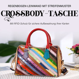Chaos by Elsie- Crossbody Tasche aus echtem Leder mit RFID Schutz