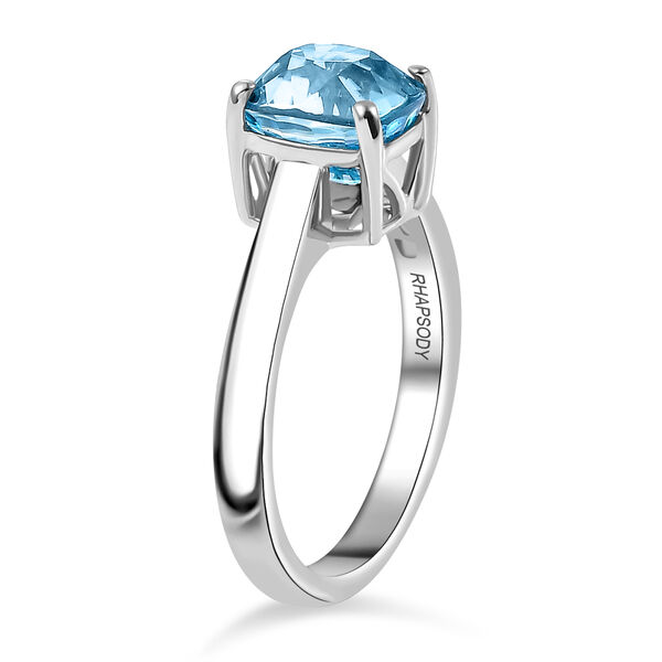 RHAPSODY AAAA blauer Zirkon Ring in 950 Platin - 5 ct. image number 3