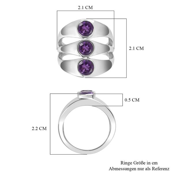 Afrikanischer Amethyst-Ring - 1,46 ct. image number 7