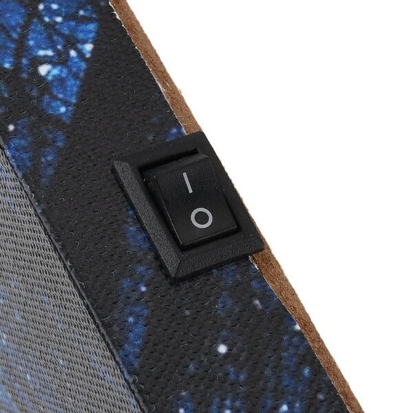 LIVMORE Wald Motiv LED Wandbild mit Glasfaser Lichteffekt 30 x 40 cm image number 7