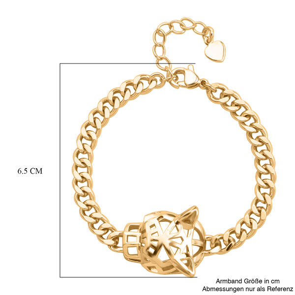 Gr&uuml;ner Kristall Armband ca. 19 cm + 5 cm Extender, Nickelfreies Messing, Gelb Vergoldet image number 6