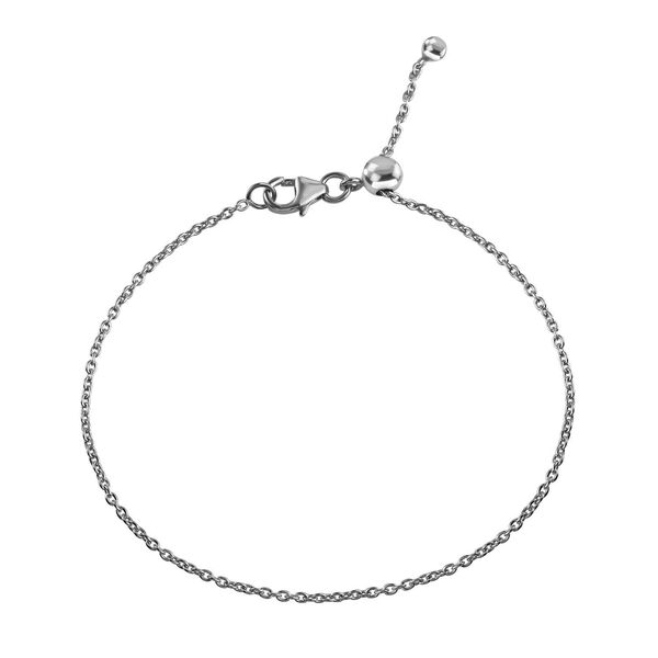 2er-Set - Ankerkette und Armband, platiniertes Silber image number 7