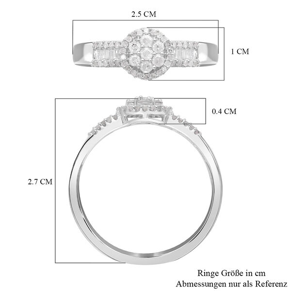 Diamant Cluster Ring - 0,50 ct. image number 6