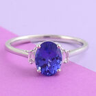 Rhapsody AAAA Tansanit und VS EF Diamant Ring - 2.10 ct. image number 1