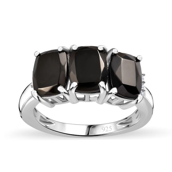Elite Shungit und Moissanit Ring - 2,63 ct. image number 4