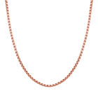 Venezianer Boxkette, Reiner Edelstahl, rosevergoldet, ca. 60 cm ca. 16,00g
