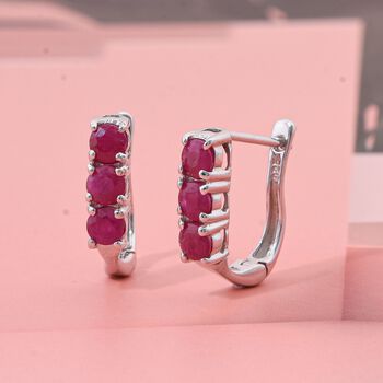 Burma Rubin Ohrringe - 1,44 ct.