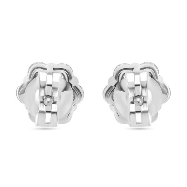 LUXURIANT SI Labor Diamant Ohrringe, 925 Silber platiniert - 0,51 ct. image number 5