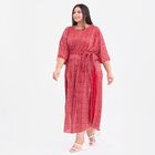 Tamsy: Gala-Kleid mit feinem Plissee, one size, Koral image number 2