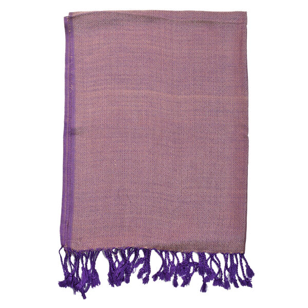 Doppelgewebter Schal, Lila image number 7