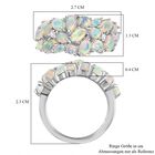 Natürlicher, äthiopischer Welo Opal Ring 925 Silber rhodiniert (Größe 20.00) ca. 2.41 ct image number 7