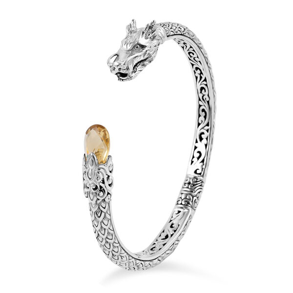 Royal Bali Kollektion- Citrin Armreif, 19 cm - 3,60 ct. image number 3