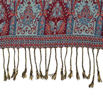 Paisley bedruckter Schal in lila