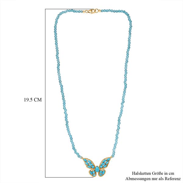 D&rsquo;Joy Sleeping Beauty T&uuml;rkis und Apatit Halskette, 45 cm - 34,14 ct. image number 6