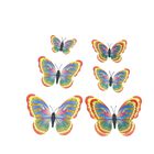 Set aus 42 bunten Schmetterlingsmagneten image number 3