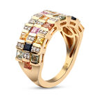 Mehrfarbiger Saphir und Zirkon-Ring - 2,61 ct. image number 3