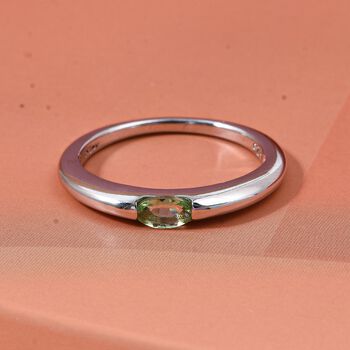 D'Joy AAA Tsavorite Granat Ring 925 Silber rhodiniert (Gr&ouml;&szlig;e 18.00) ca. 0,24 ct