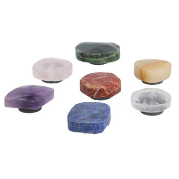 7 Chakras Edelstein-K&uuml;hlschrankmagnete