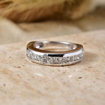 LUXURIANT SI-GH Labor Diamant Half Eternity Ring - 2 ct.