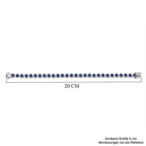 Kyanit Armband ca. 19 cm 925 Silber platiniert ca. 16,39 ct. image number 3