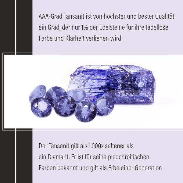 AAA Tansanit Halskette, 45cm - 134,23 ct. image number 4