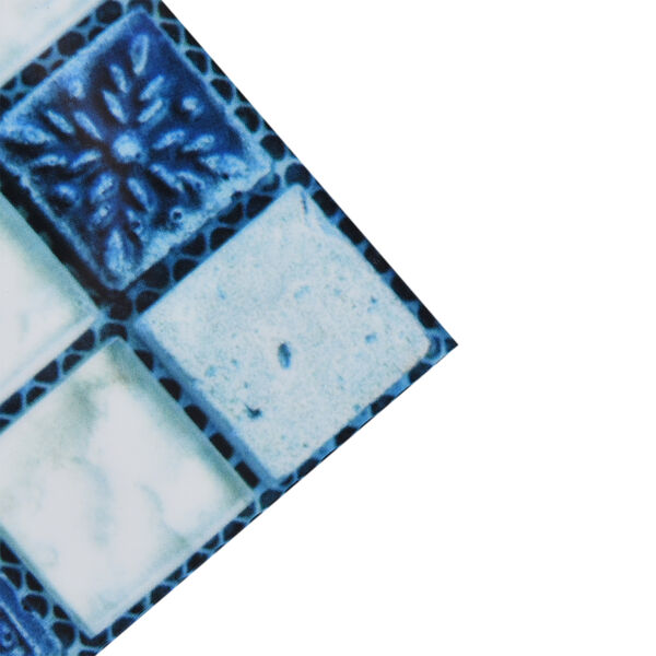 20er-Set - Mosaik-Wandaufkleber, Blau-Weiß image number 3