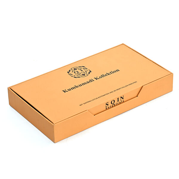 SQIN Botanicals- Kumkumadi-Set: Gesichts&ouml;l, Nachtgel, Gesichtscreme, Gesichtsserum, Kalte Creme, je 5ml (gesamt 25ml) image number 7