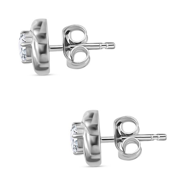 Moissanit Schmuckset, 925 Silber rhodiniert - 0,75 ct. image number 8