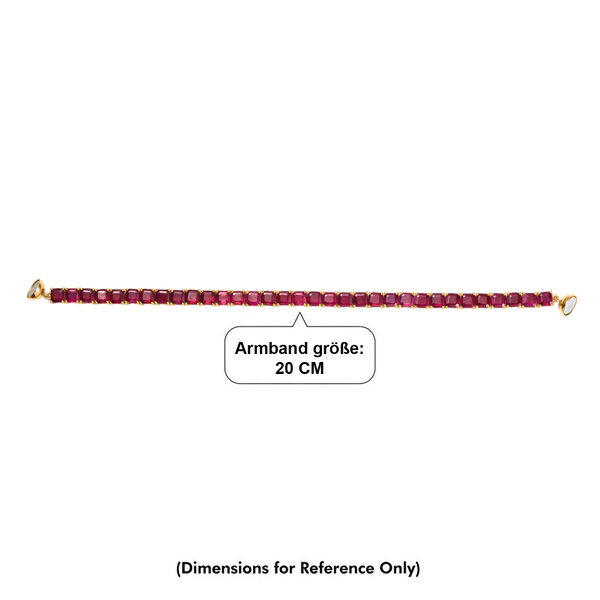 D'Joy afrikanisches Rubin 20cm Armband - 33,64 ct. image number 4