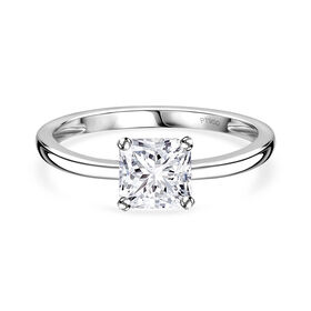 LUXURIANT DIAMOND- IGI zertifizierter VS-D Labor Diamant Ring in 585 Weißgold - 1 ct.