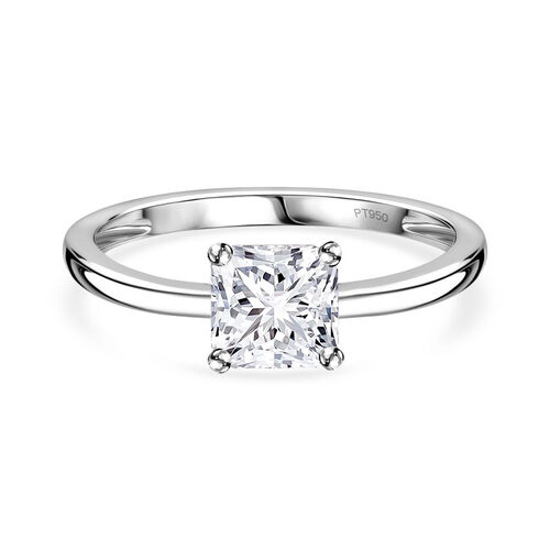 LUXURIANT DIAMOND- IGI zertifizierter VS-D Labor Diamant Ring in 585 Weißgold - 1 ct. image number 0